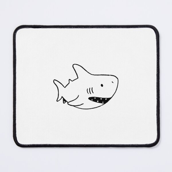 Item preview, shark hand drawn, shark, sharks, Funny shark, shark gift, shark idea, shark Design designed and sold by RedArtsDesign.