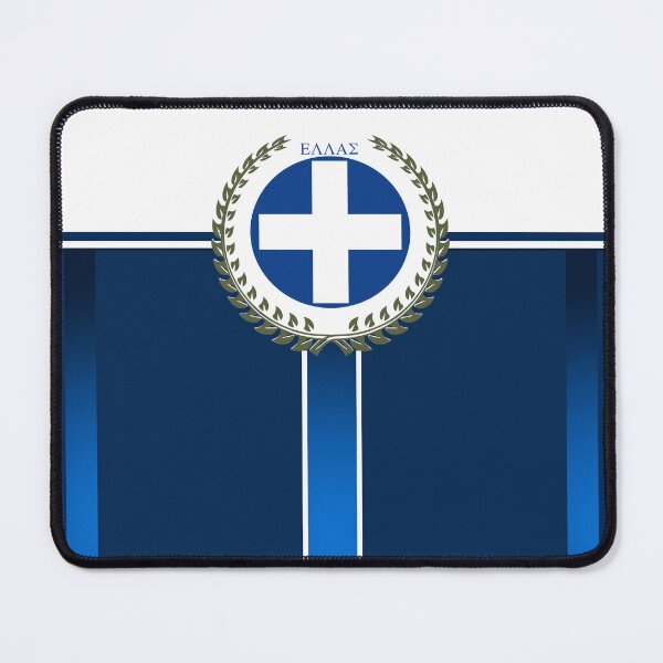 Item preview, Ellas Greece Blue White Stripe designed and sold by Yiorgos Designs.