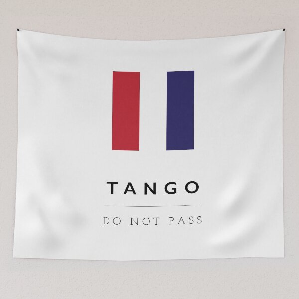 Item preview, Nautical Flag: Tango designed and sold by Caleb Faires.