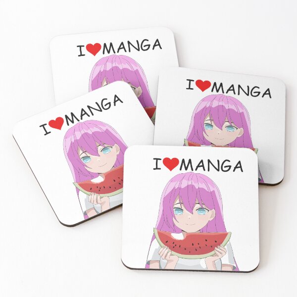 Item preview, I love manga watermelon girl designed and sold by brendanre.