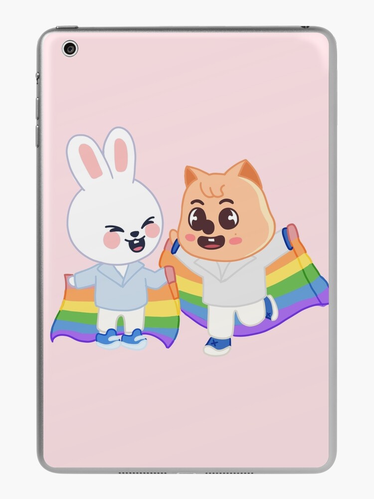 STRAY KIDS (SKZOO) Leebit and Han Quokka Pastel Rainbow(Pride) | iPad Case  & Skin