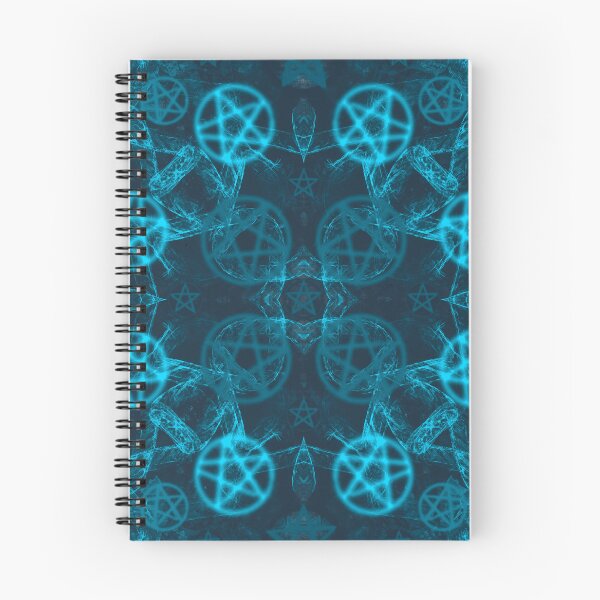 Item preview, Blue Witchy Vibes Pentacle Pattern  designed and sold by ThatsJustJilly.