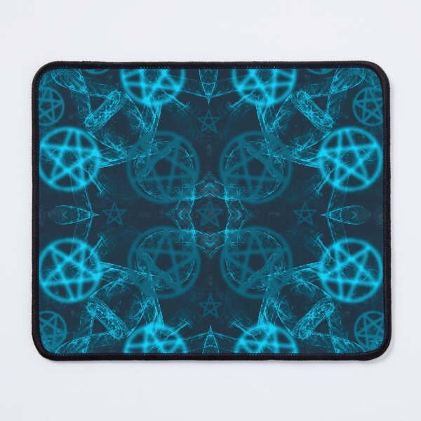 Item preview, Blue Witchy Vibes Pentacle Pattern  designed and sold by ThatsJustJilly.