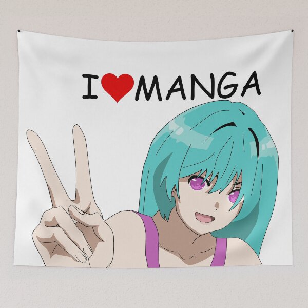 Item preview, I love manga victory girl designed and sold by brendanre.