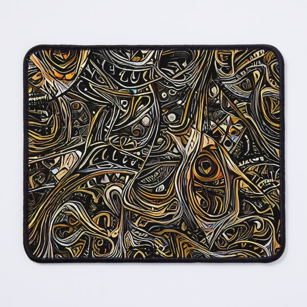 Item preview, Abstract background black red orange blue designed and sold by thecocotouchart.