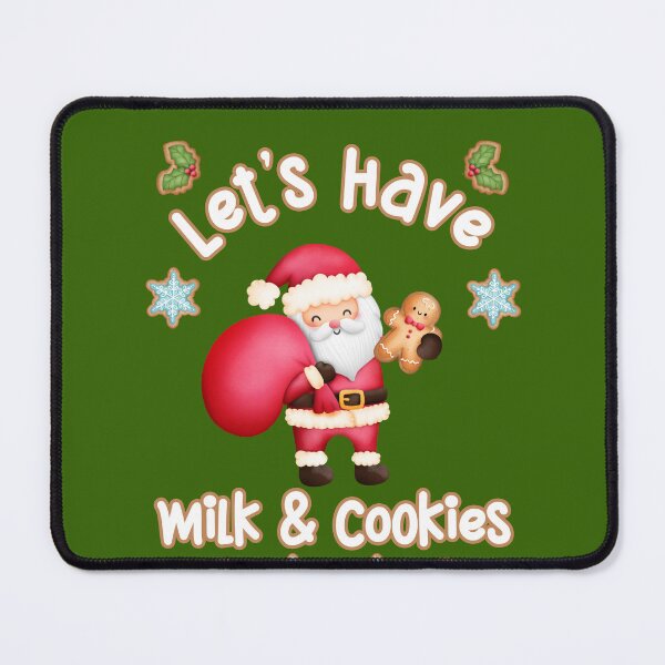 Item preview, Cute Christmas Santa Claus Sharing Cookies designed and sold by OliviaGbyKyro.