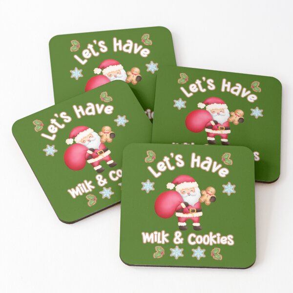 Item preview, Cute Christmas Santa Claus Sharing Cookies designed and sold by OliviaGbyKyro.