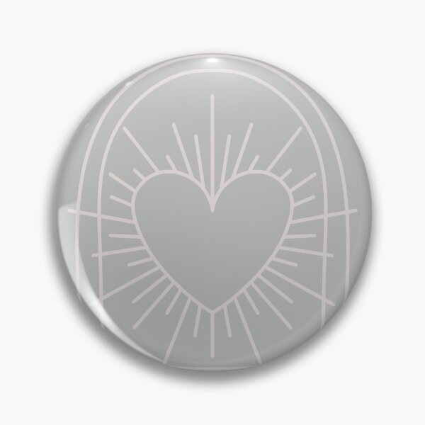 Item preview, Cosmic Aesthetic Cute Indie Heart Design Love Power Grayish Blue designed and sold by scorpiolane.