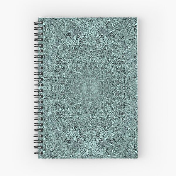 Item preview, Grey Teal Abstract Dancing Men Stick Figure Pattern designed and sold by ThatsJustJilly.