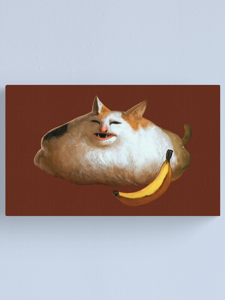 Cat and 2024 banana painting