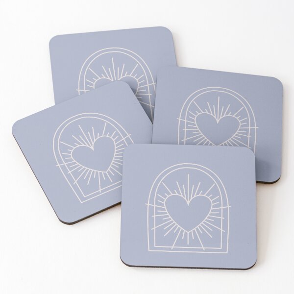 Item preview, Cosmic Aesthetic Cute Indie Heart Design Love Power Pigeon Blue designed and sold by scorpiolane.