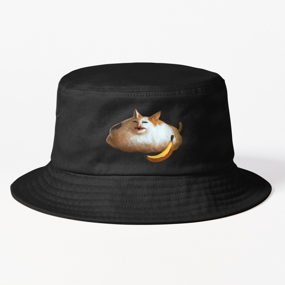 Bongo Cat Bucket Hat meme cat bucket hat chapeau de seau de mème
