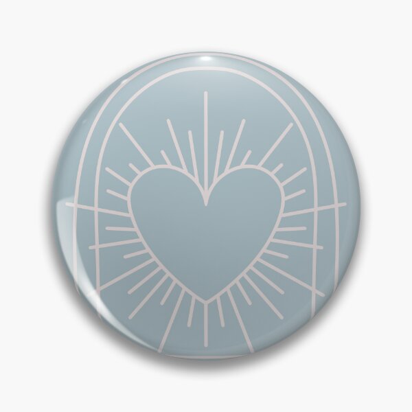Item preview, Cosmic Aesthetic Cute Indie Heart Design Love Power Sky Blue designed and sold by scorpiolane.