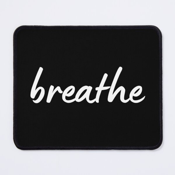 Item preview, Breathe Meditation Inspirational Motivational Yoga Minimalist Simple designed and sold by mariejosee22.