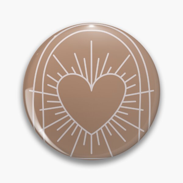 Item preview, Cosmic Aesthetic Cute Indie Heart Design Love Power Brown designed and sold by scorpiolane.