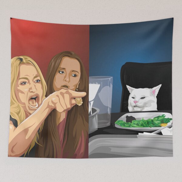 Item preview, woman yelling at cat designed and sold by Flakey-.