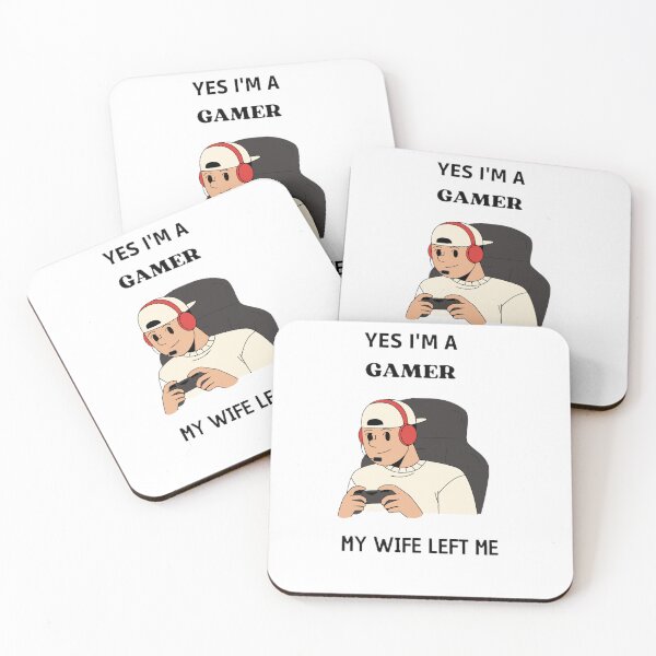 Item preview, Copy of I'm a gamer my wife left me designed and sold by SenhajiWorld.
