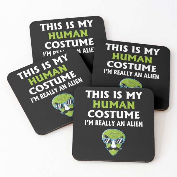 Item preview, Weird Funny This is My Human Costume I'm Really An Alien designed and sold by Tatus Brinal.
