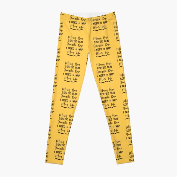 Mom Life Bun Leggings for Sale