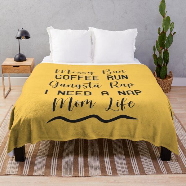 Item preview, Womens Mom Life Messy Bun Coffee Run Gangsta Rap I Need A Nap, Messy Bun Coffee Run Gangsta Rap I Need A Nap Mom Life designed and sold by RedArtsDesign.