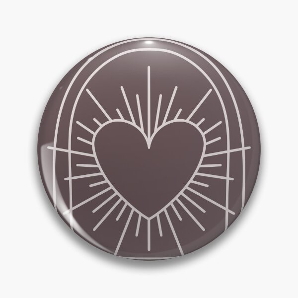Item preview, Cosmic Aesthetic Cute Indie Heart Design Love Power Walnut Brown designed and sold by scorpiolane.