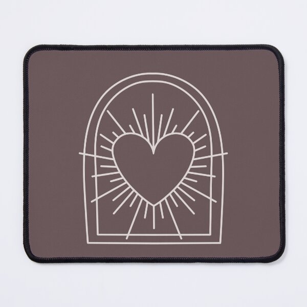Item preview, Cosmic Aesthetic Cute Indie Heart Design Love Power Walnut Brown designed and sold by scorpiolane.