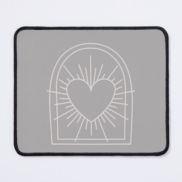 Item preview, Cosmic Aesthetic Cute Indie Heart Design Love Power Gray Taupe designed and sold by scorpiolane.
