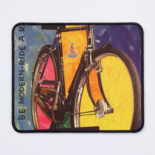 Item preview, Raleigh bicycle advertising Poster art designed and sold by Designbuddies.