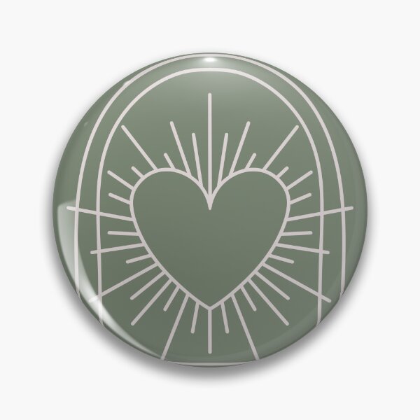 Item preview, Cosmic Aesthetic Cute Indie Heart Design Love Power Green designed and sold by scorpiolane.