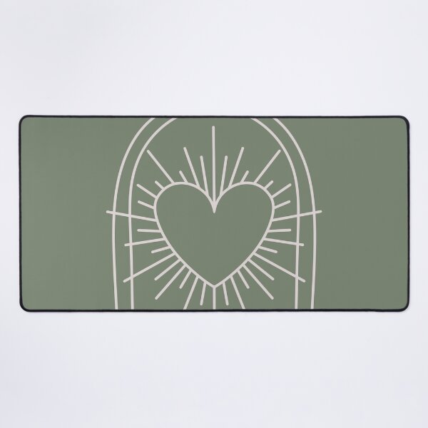 Item preview, Cosmic Aesthetic Cute Indie Heart Design Love Power Green designed and sold by scorpiolane.