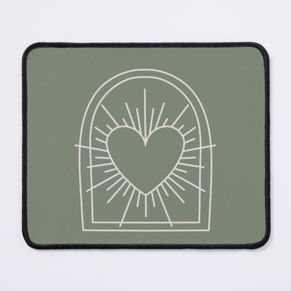 Item preview, Cosmic Aesthetic Cute Indie Heart Design Love Power Green designed and sold by scorpiolane.