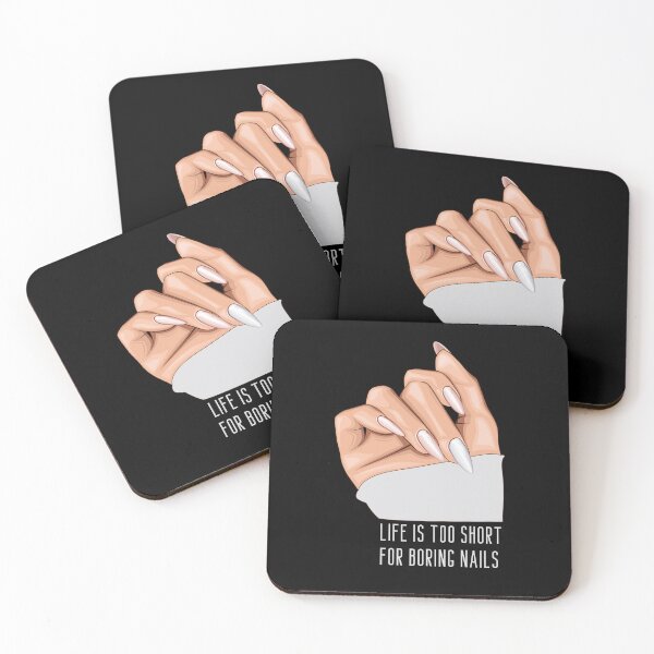 Item preview, Life Is Too Short For Boring Nails Funny Gifts For Nail Stylist designed and sold by nquestiaa.