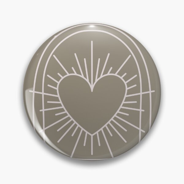 Item preview, Cosmic Aesthetic Cute Indie Heart Design Love Power Muted Green designed and sold by scorpiolane.