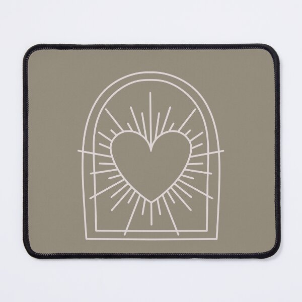 Item preview, Cosmic Aesthetic Cute Indie Heart Design Love Power Muted Green designed and sold by scorpiolane.