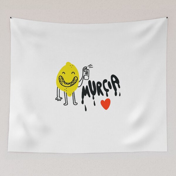 Item preview, Murcia city Spain graffiti Murcia happy lemon bite lemon  designed and sold by Tropical Blood.