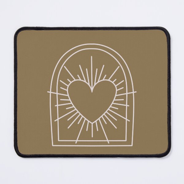 Item preview, Cosmic Aesthetic Cute Indie Heart Design Love Power Olive Brown designed and sold by scorpiolane.