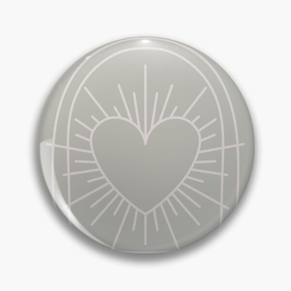 Item preview, Cosmic Aesthetic Cute Indie Heart Design Love Power Pale Green designed and sold by scorpiolane.