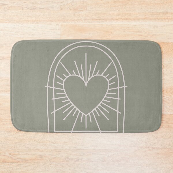 Item preview, Cosmic Aesthetic Cute Indie Heart Design Love Power Sage Green designed and sold by scorpiolane.