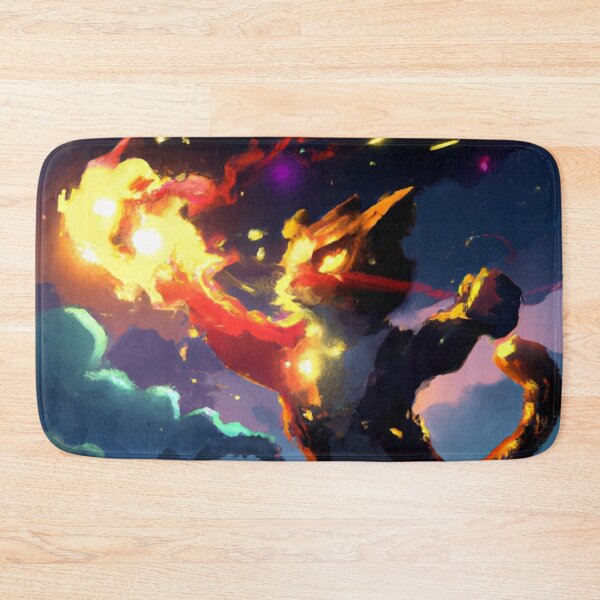 Item preview, Okashi the Cat, fireball in action (Manga) designed and sold by thecatandkettle.