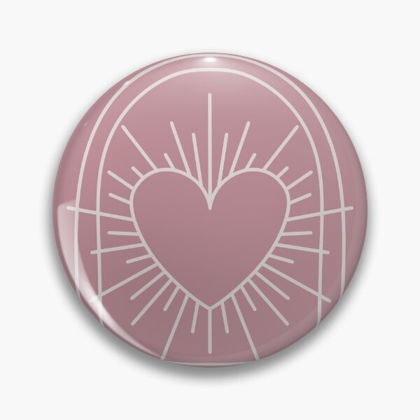 Item preview, Cosmic Aesthetic Cute Indie Heart Design Love Power Deep Pink designed and sold by scorpiolane.