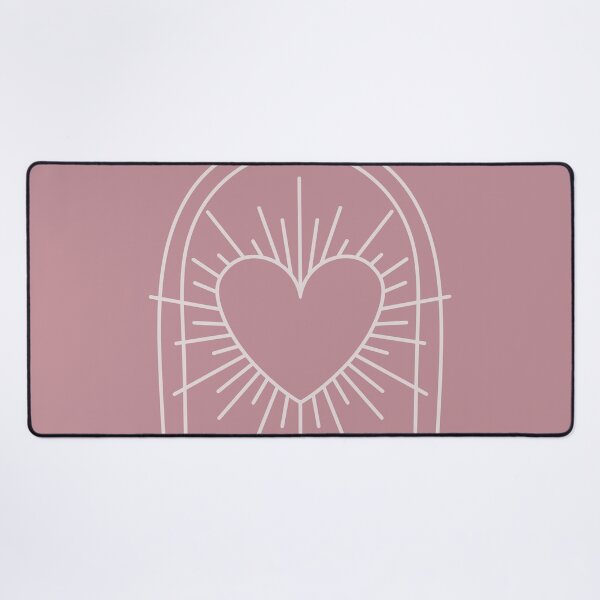 Item preview, Cosmic Aesthetic Cute Indie Heart Design Love Power Deep Pink designed and sold by scorpiolane.
