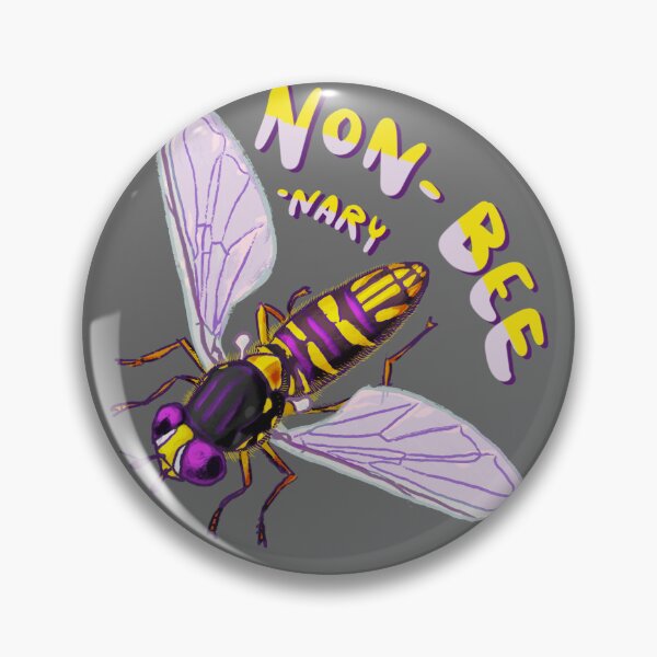 Item preview, Pride Bug Stripetail Hoverfly  designed and sold by Elaine T.