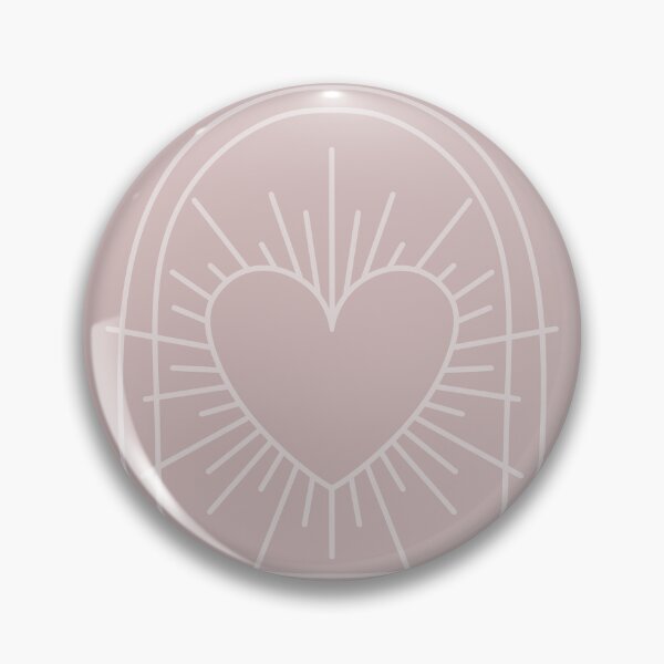 Item preview, Cosmic Aesthetic Cute Indie Heart Design Love Power Gray Pink designed and sold by scorpiolane.