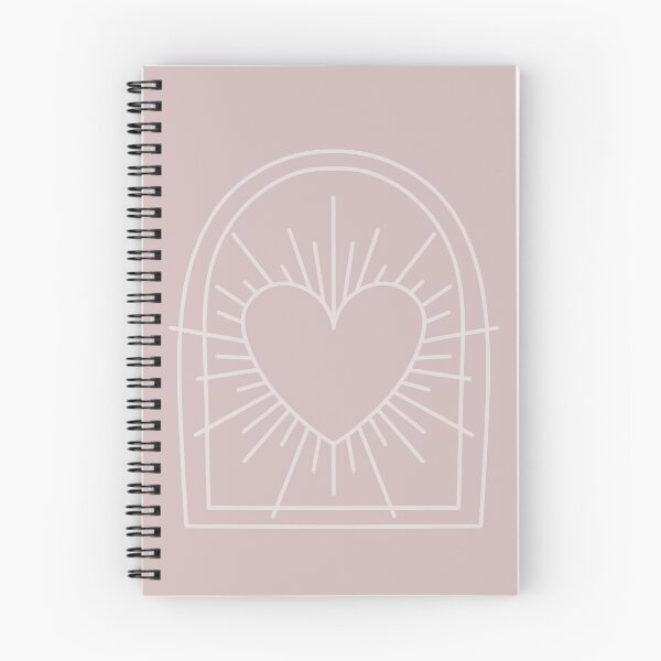 Item preview, Cosmic Aesthetic Cute Indie Heart Design Love Power Gray Pink designed and sold by scorpiolane.