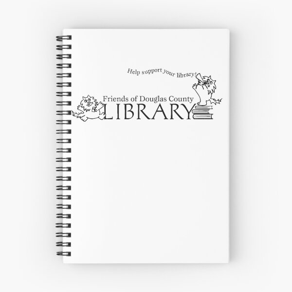 Item preview, Friends of the Douglas County Library (black and white) designed and sold by Douglas County Public Library.