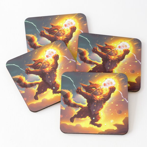 Item preview, Remon the Cat, attacking with fire (Manga) designed and sold by thecatandkettle.