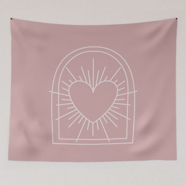 Item preview, Cosmic Aesthetic Cute Indie Heart Design Love Power Pink designed and sold by scorpiolane.