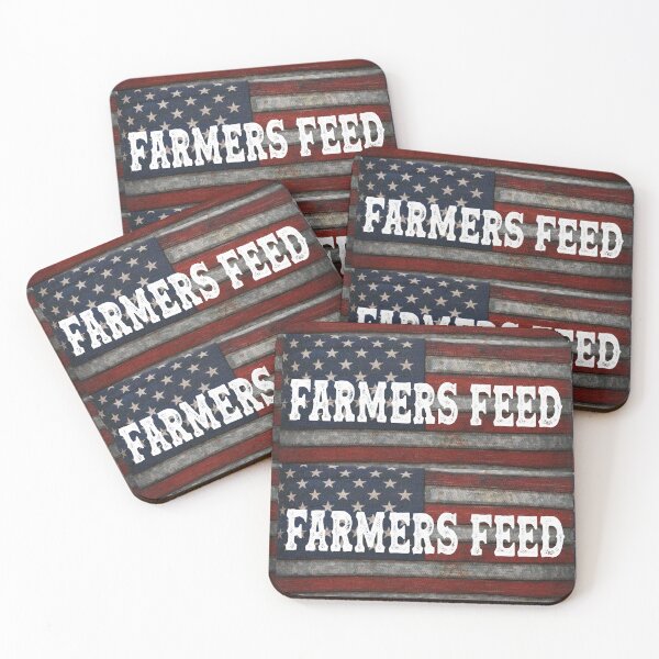 Item preview, Farmers Feed On American Flag designed and sold by handsoftime2020.