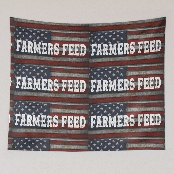 Item preview, Farmers Feed On American Flag designed and sold by handsoftime2020.