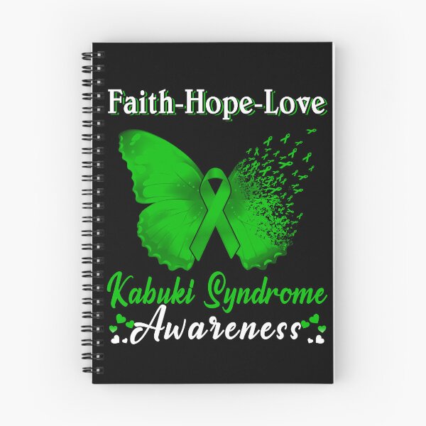 Item preview, Faith Hope Love Butterfly Kabuki Syndrome Awareness designed and sold by Gillosina.